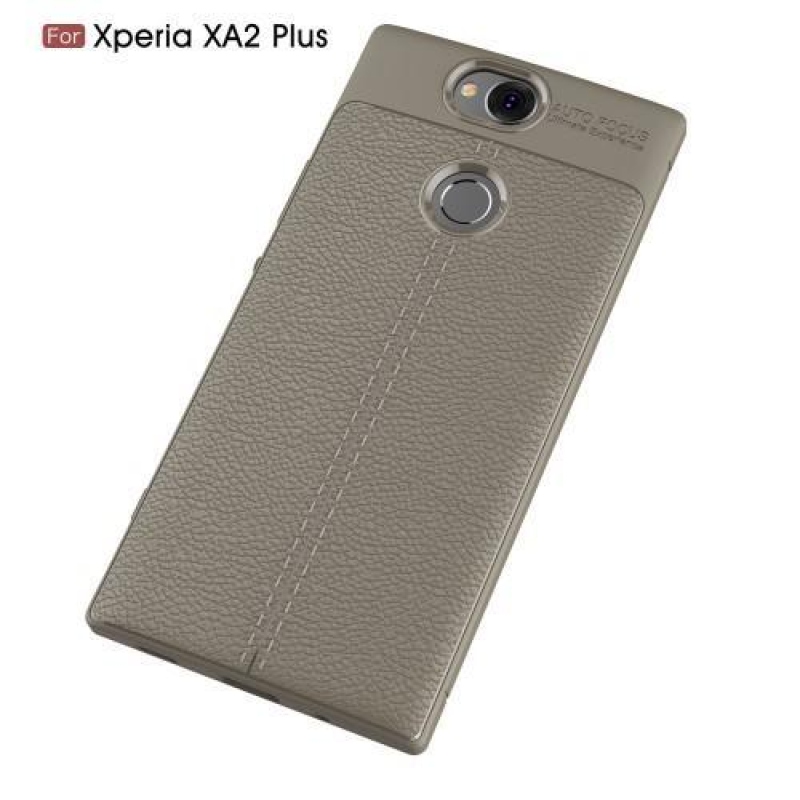 Litch zselés borítás Sony Xperia XA2 Plus készülékhez - szürke