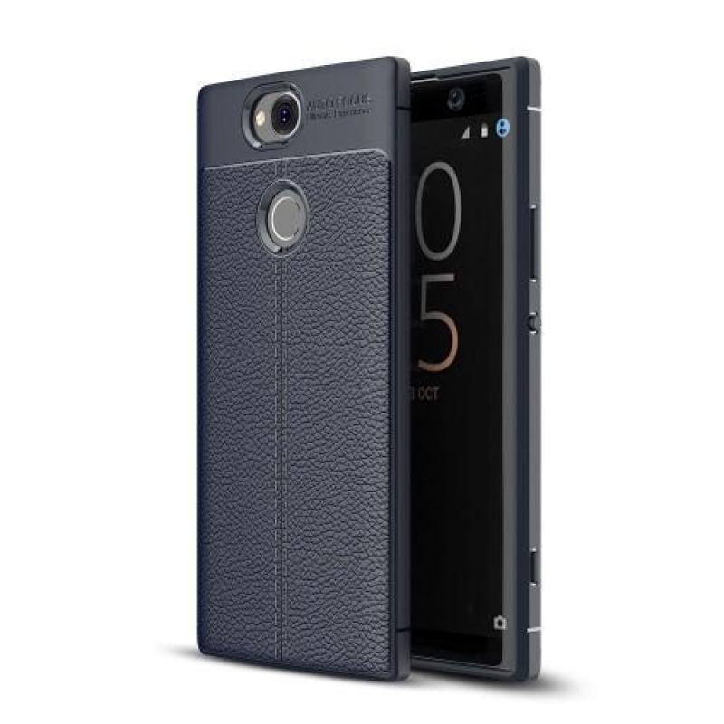 Litch zselés borítás Sony Xperia XA2 Plus készülékhez - sötétkék