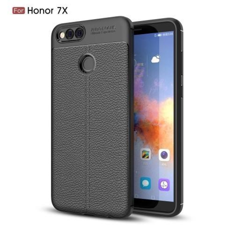 Litch tartós zselés tok a Honor 7X készülékhez - fekete