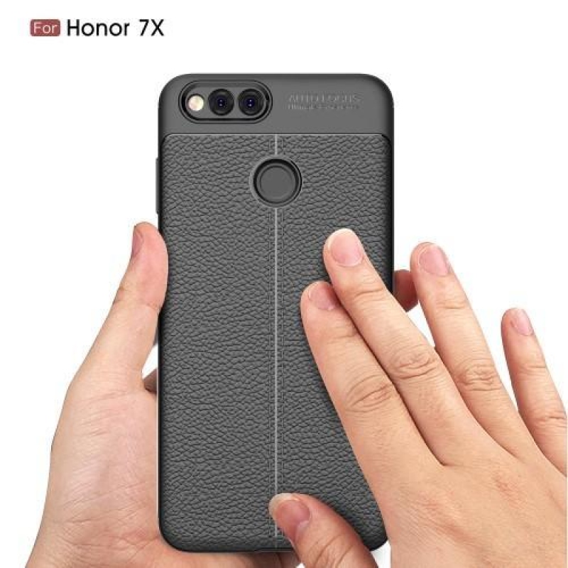 Litch tartós zselés tok a Honor 7X készülékhez - fekete