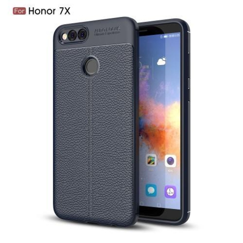 Litch tartós zselés tok a Honor 7X készülékhez - sötétkék