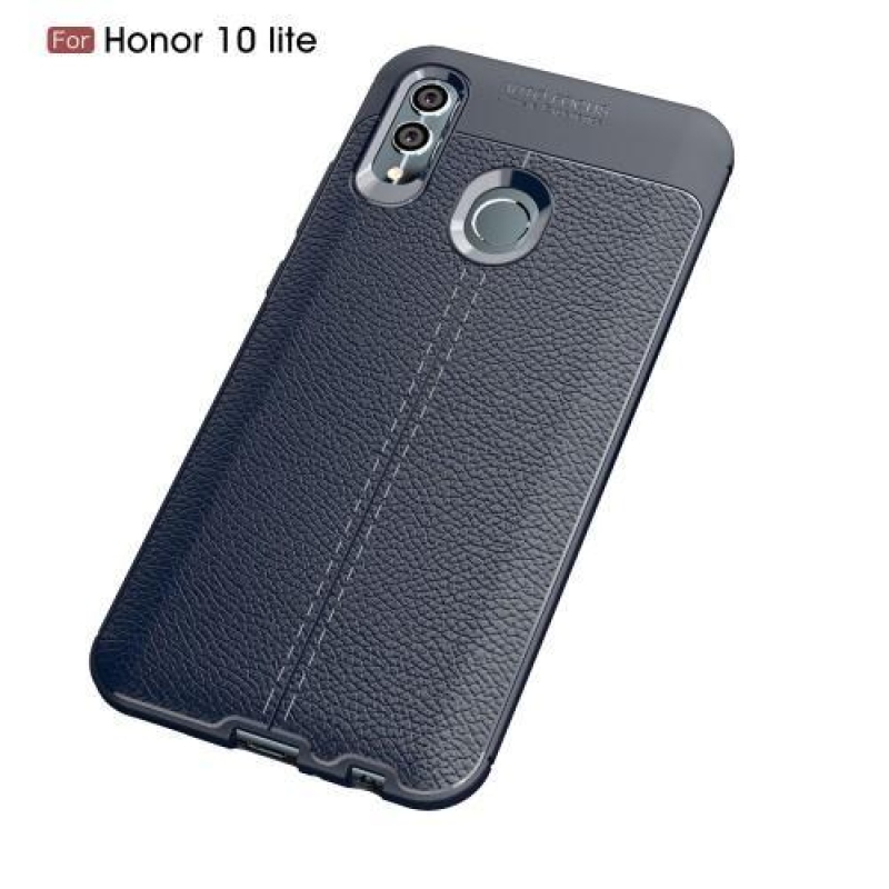 Litch tartós szilikon borítás Honor 10 Lite és Huawei P Smart (2019) készülékhez - sötétkék