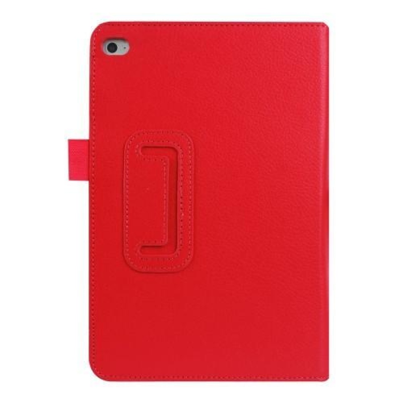 Litch PU bőr tok állvány funkcióval iPad mini 4 készülékhez - piros