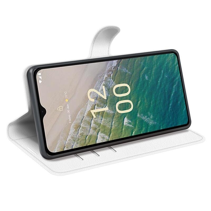Litchi könyvtáska Nokia C32 készülékhez - fehér