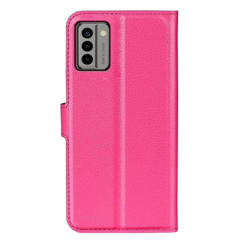 Litchi könyv tok Nokia G22-hez - rózsaszínű