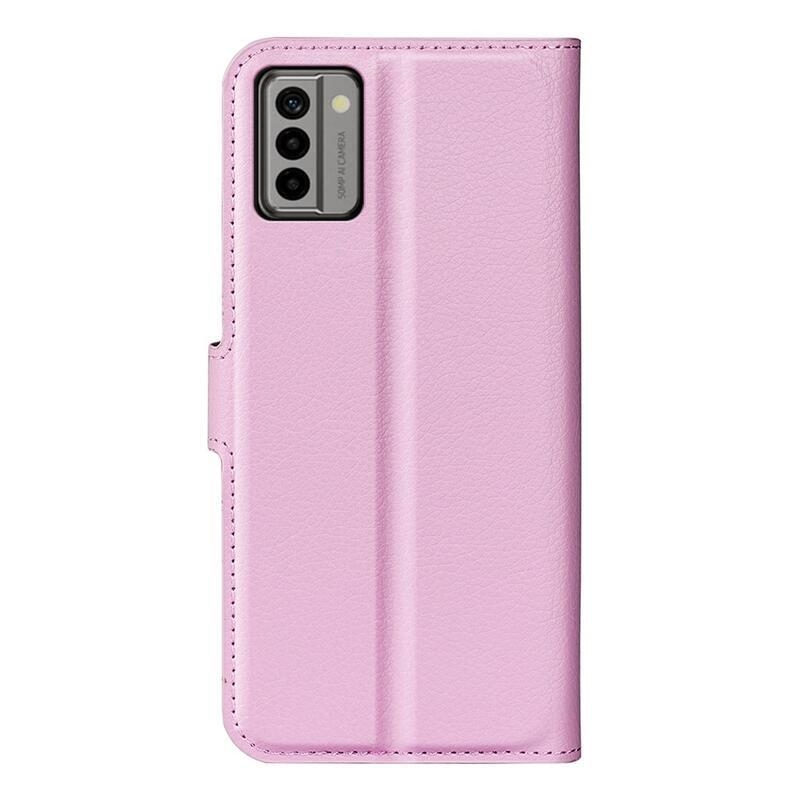 Litchi könyvtáska Nokia G22 készülékhez - rózsaszín