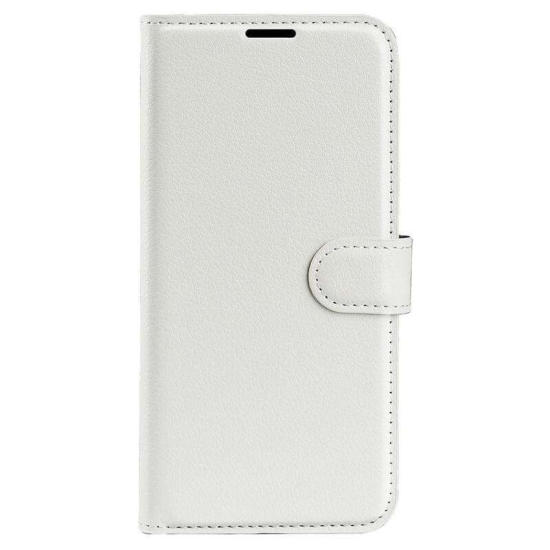 Litchi könyv tok Samsung Galaxy A34 5G - fehér