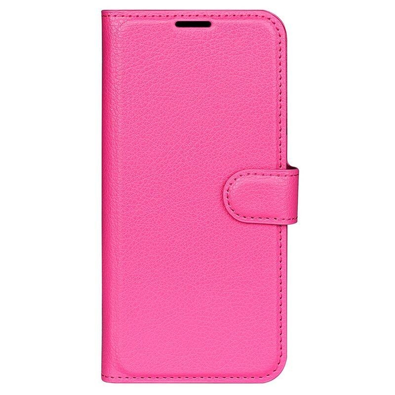 Litchi könyv tok Samsung Galaxy A34 5G-hez - rózsaszínű