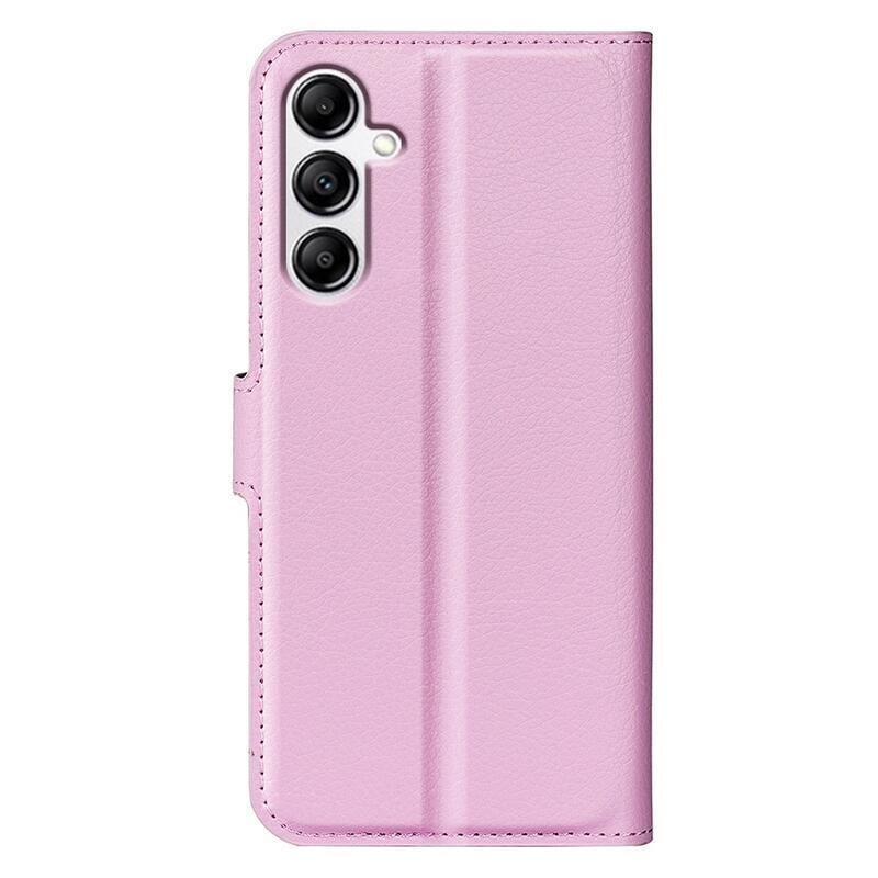 Litchi könyv tok Samsung Galaxy A34 5G - rózsaszínű