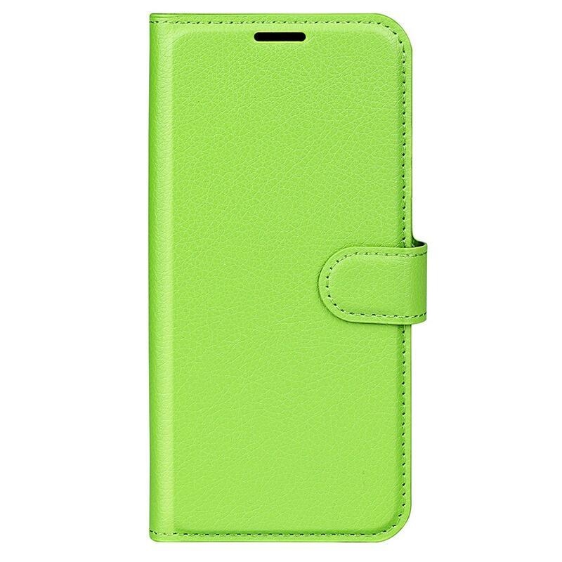 Litchi könyv tok Samsung Galaxy A34 5G - zöld