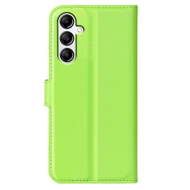 Litchi könyv tok Samsung Galaxy A34 5G - zöld