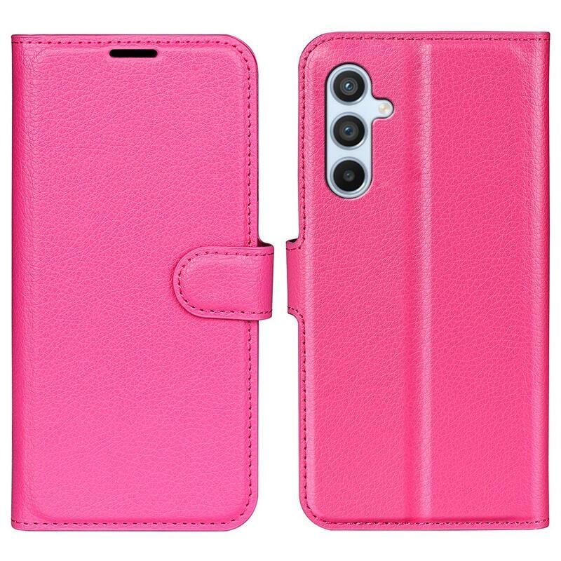 Litchi könyv tok Samsung Galaxy A54 5G-hez - rózsaszínű