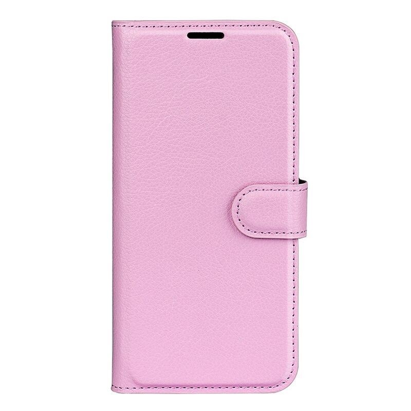 Litchi könyv tok Samsung Galaxy A54 5G - rózsaszínű