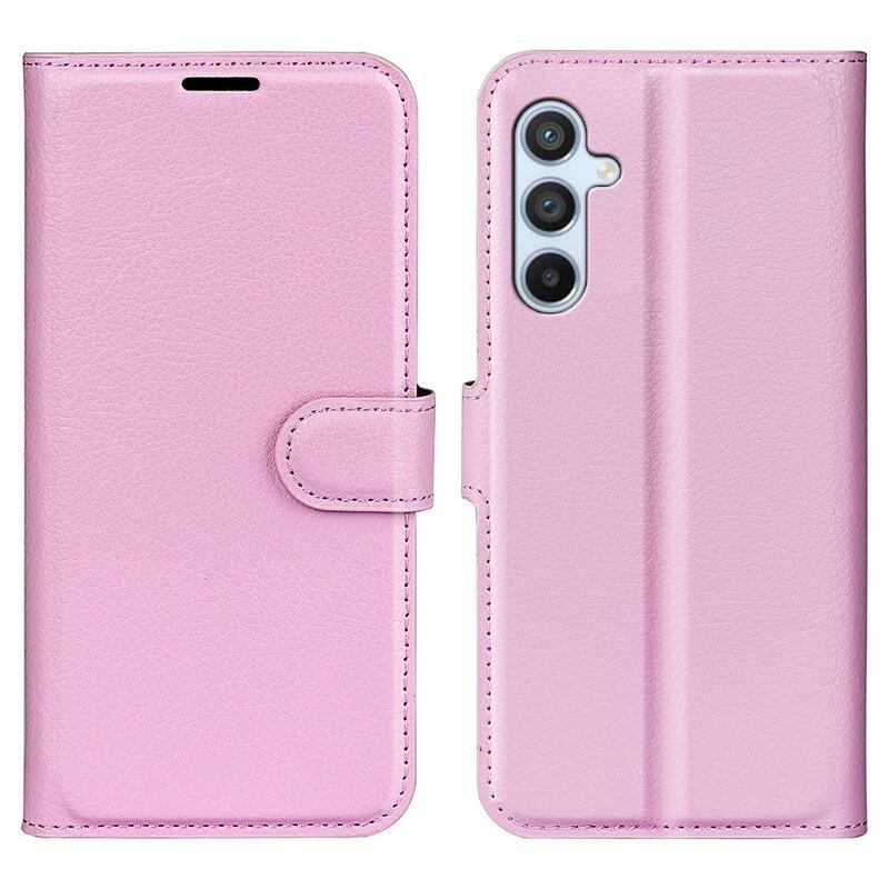 Litchi könyv tok Samsung Galaxy A54 5G - rózsaszínű