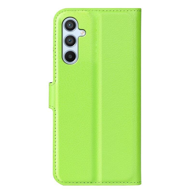 Litchi könyv tok Samsung Galaxy A54 5G - zöld
