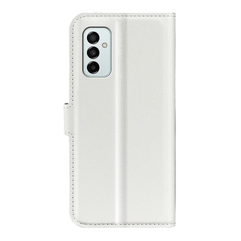 Litchi könyv tok Samsung Galaxy M23 5G - fehér