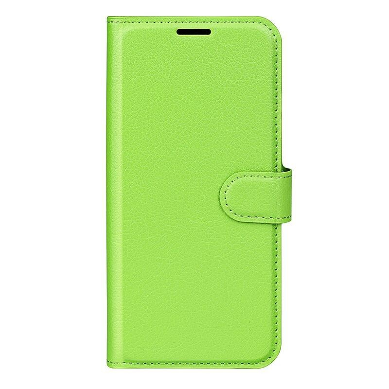 Litchi könyv tok Samsung Galaxy M23 5G-hez - zöld