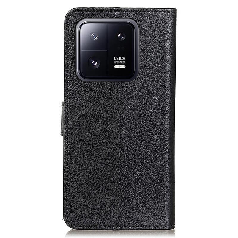 Litchi könyv tok a Xiaomi 13-hoz - fekete
