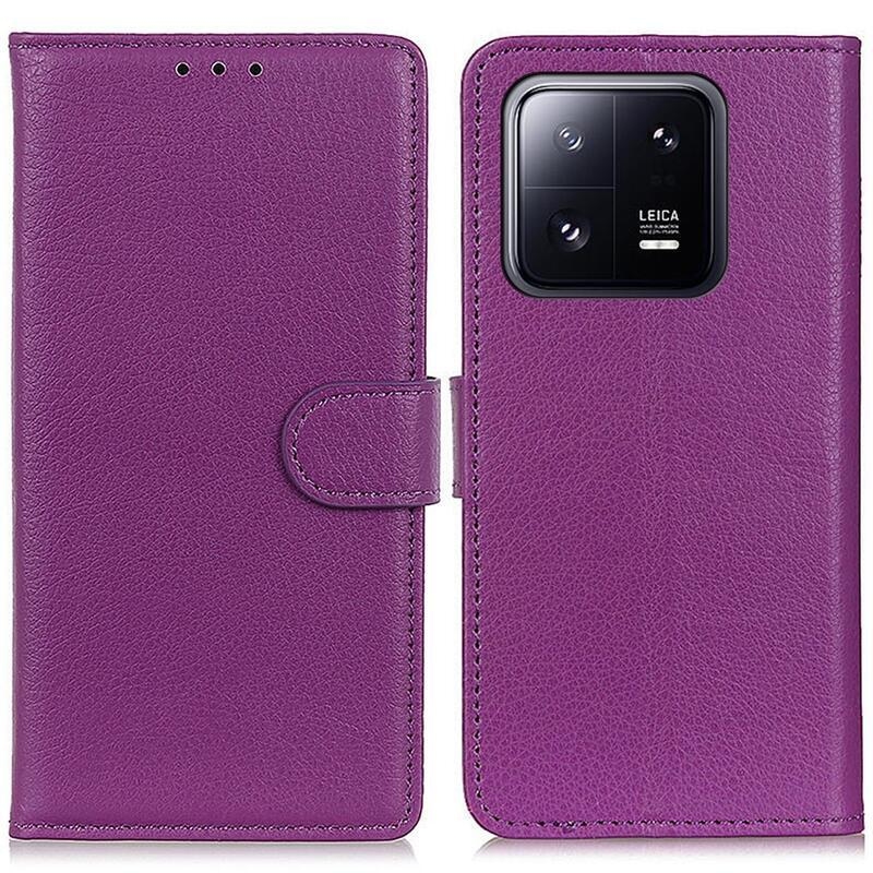 Litchi könyv tok a Xiaomi 13-hoz - lila