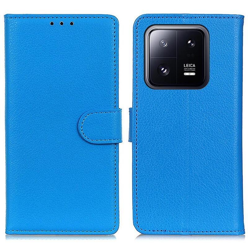 Litchi könyv tok a Xiaomi 13-hoz - kék
