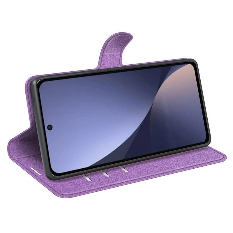 Litchi könyv tok a Xiaomi 13 Pro-hoz - lila