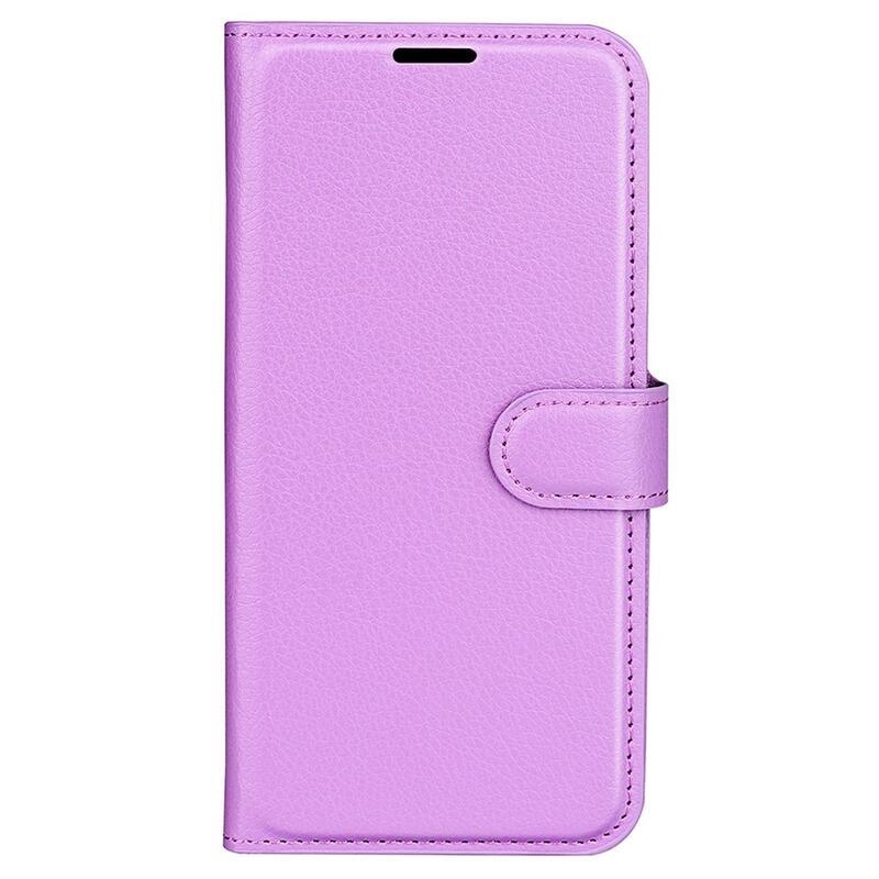 Litchi könyv tok a Xiaomi Poco F5-hez - lila