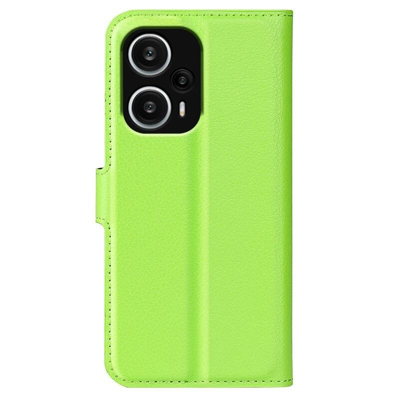 Litchi könyv tok Xiaomi Poco F5-hez - zöld
