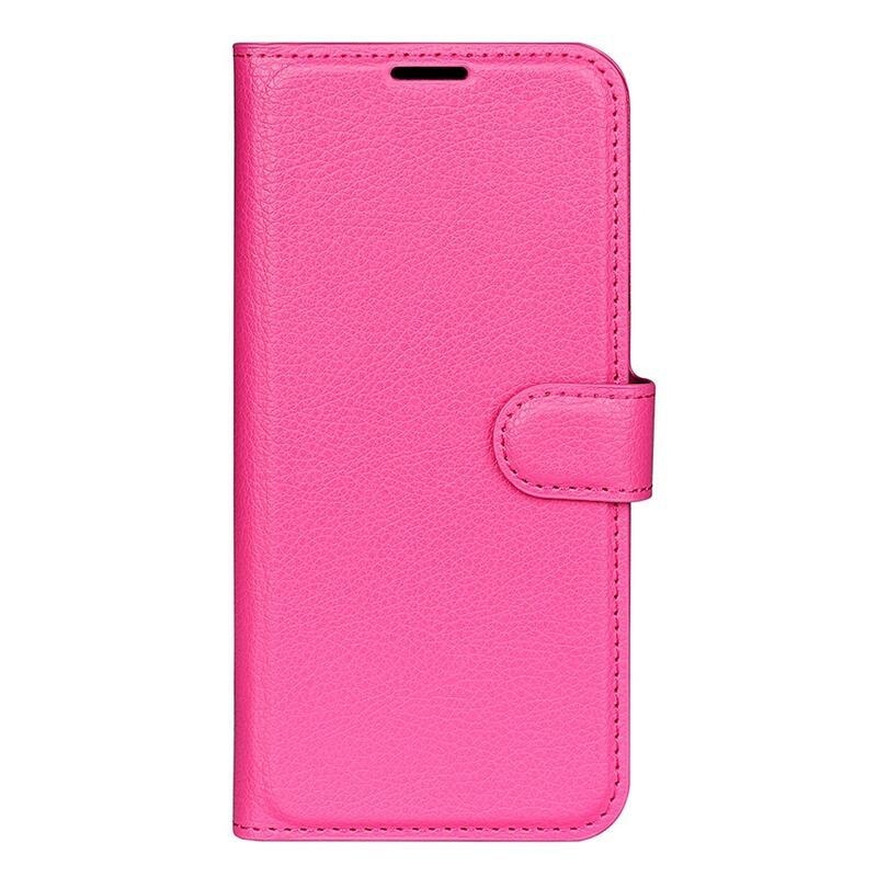 Litchi könyv tok Xiaomi Redmi 10A - rózsa