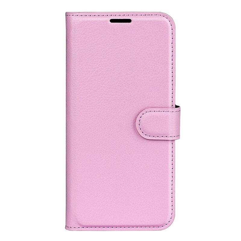 Litchi könyv tok a Xiaomi Redmi 10A-hoz - rózsaszínű