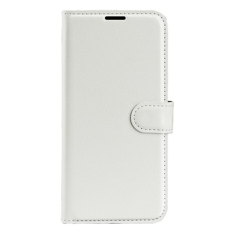 Litchi könyv tok Xiaomi Redmi 12C-hez - fehér