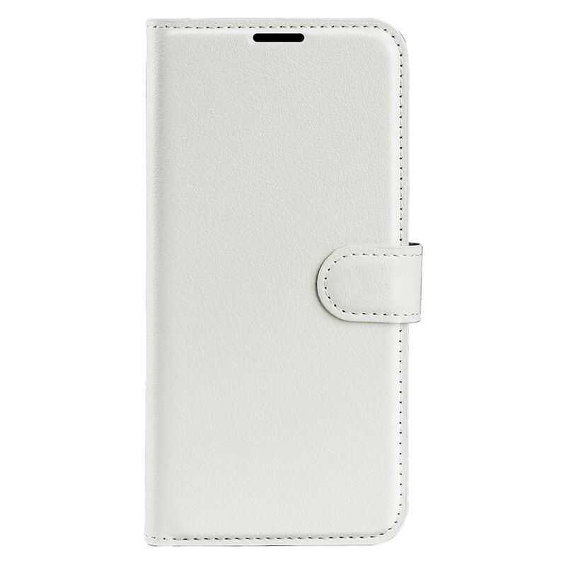 Litchi könyv tok Xiaomi Redmi Note 12 4G-hez - fehér