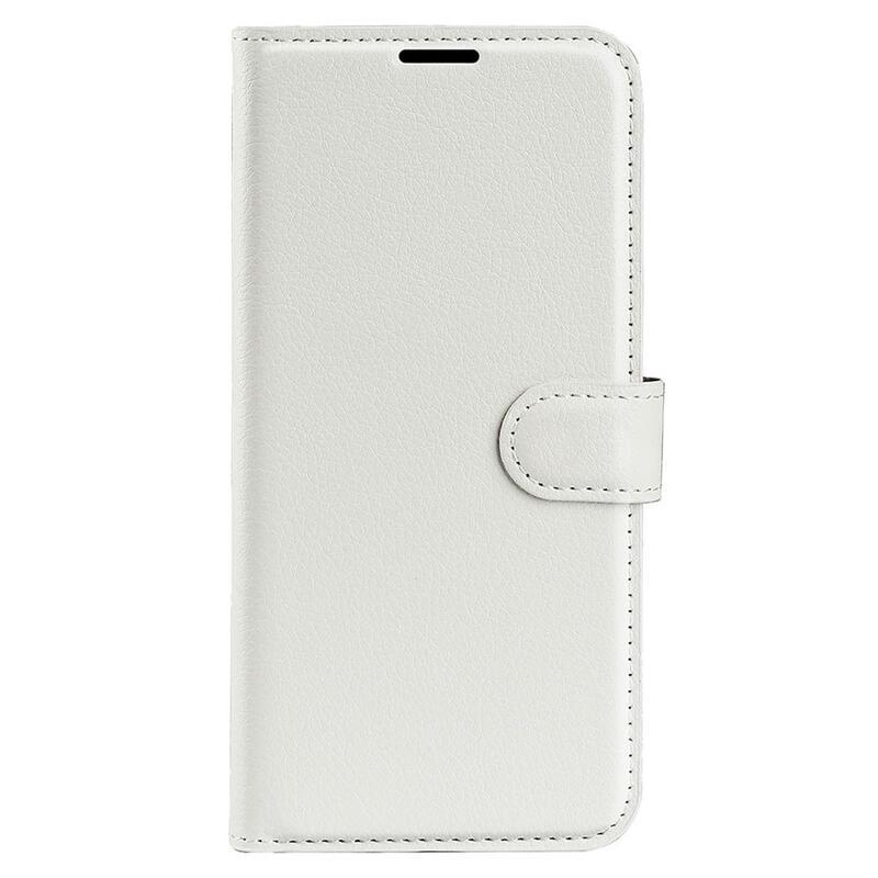 Litchi könyv tok Xiaomi Redmi Note 12 5G/Poco X5 5G - fehér