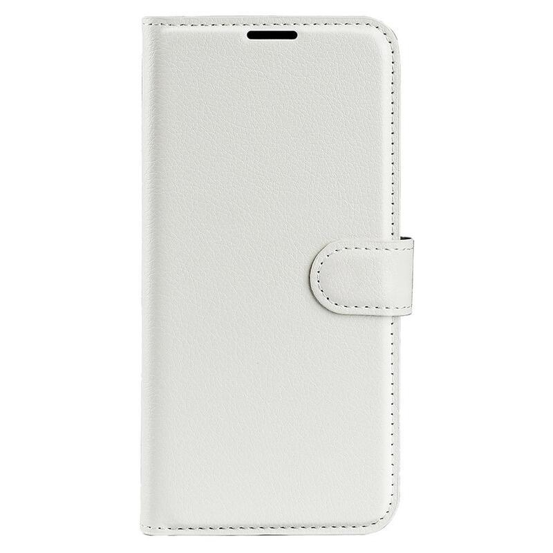 Litchi könyv tok Xiaomi Redmi Note 12 Pro 5G/Poco X5 Pro 5G - fehér