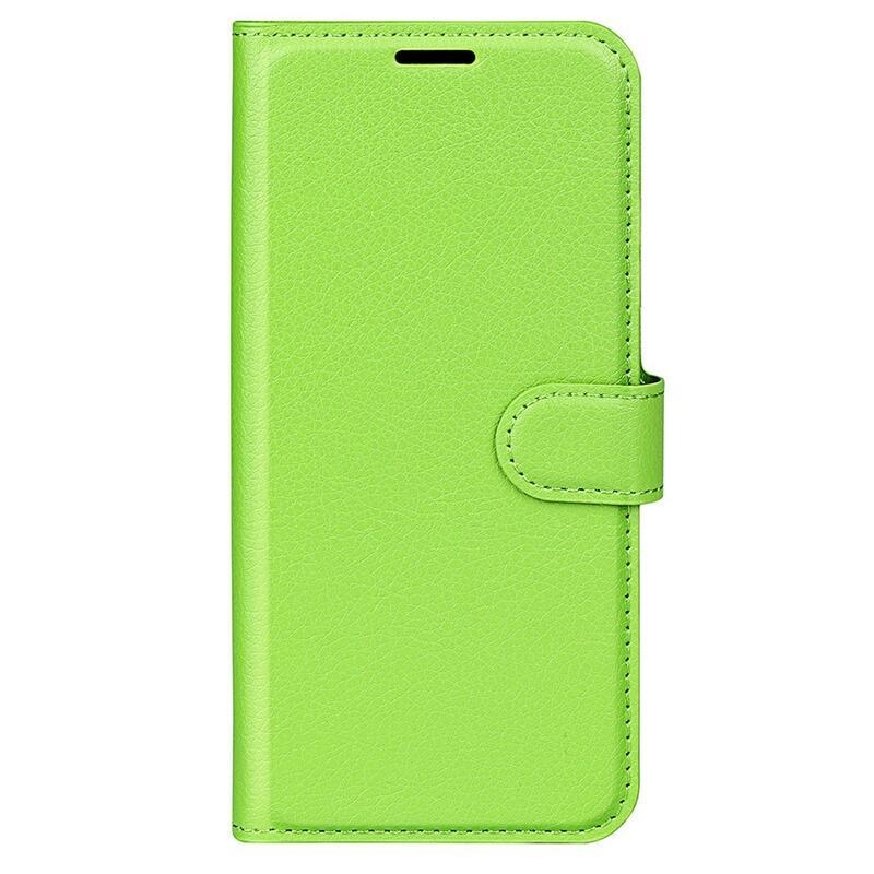 Litchi könyv tok Xiaomi Redmi Note 12 Pro 5G/Poco X5 Pro 5G - zöld
