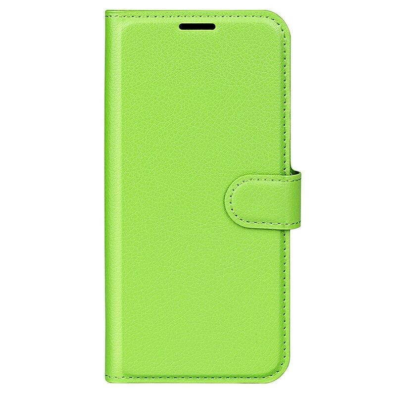Litchi könyv tok a Xiaomi Redmi Note 12 Pro+ 5G-hez - zöld