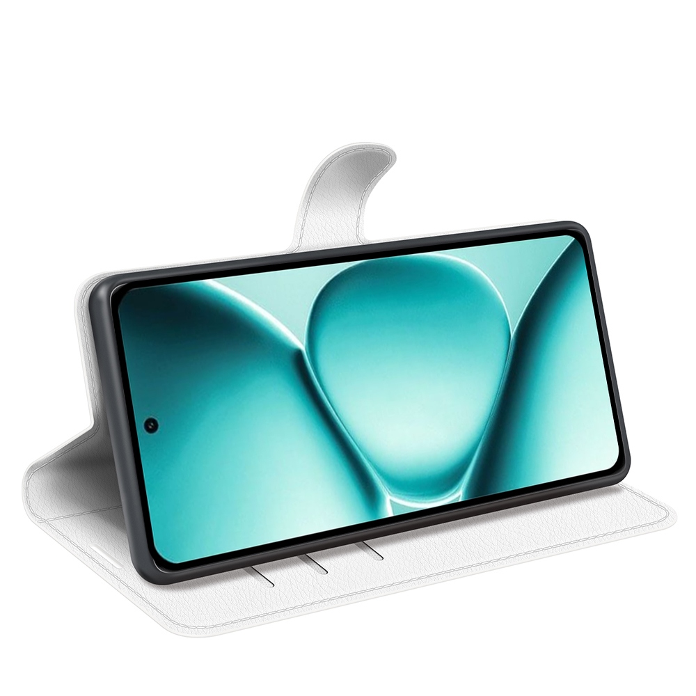 Litchi könyv tok Xiaomi Redmi Note 15 Pro+ 5G - fehér