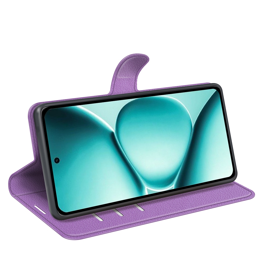 Litchi könyv tok Xiaomi Redmi Note 15 Pro+ 5G - lila