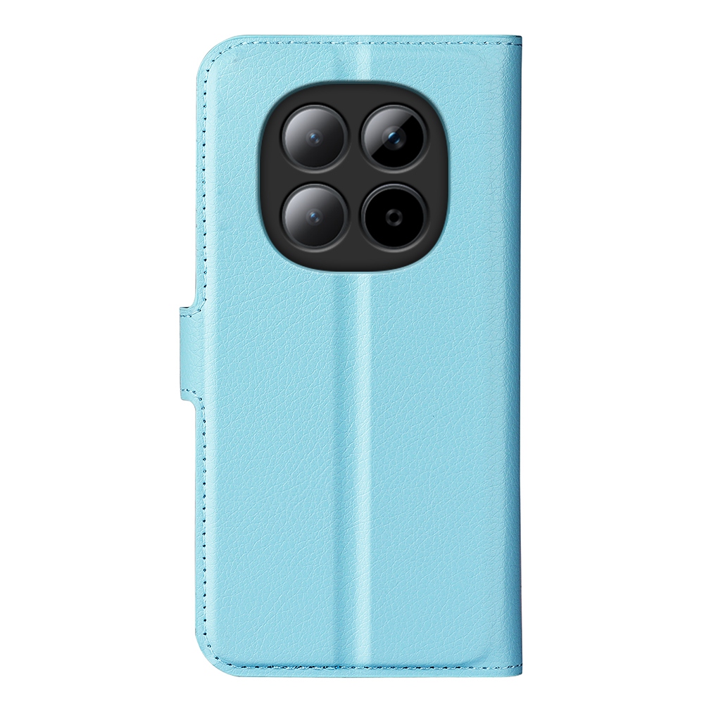 Litchi könyv tok Xiaomi Redmi Note 15 Pro+ 5G - kék