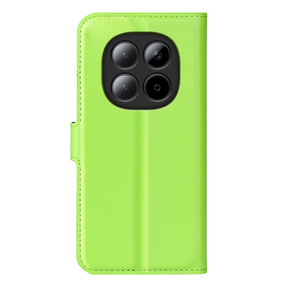 Litchi könyv tok Xiaomi Redmi Note 15 Pro+ 5G - zöld