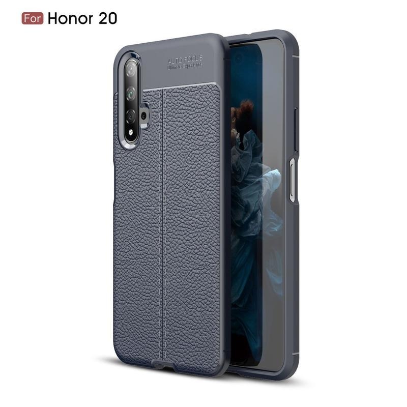 Litchi tartós zselés tok Honor 20 / Huawei Nova 5T - kék