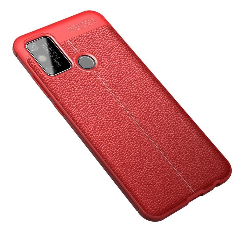 Litchi tartós gél tok a Honor 9A-hoz - piros