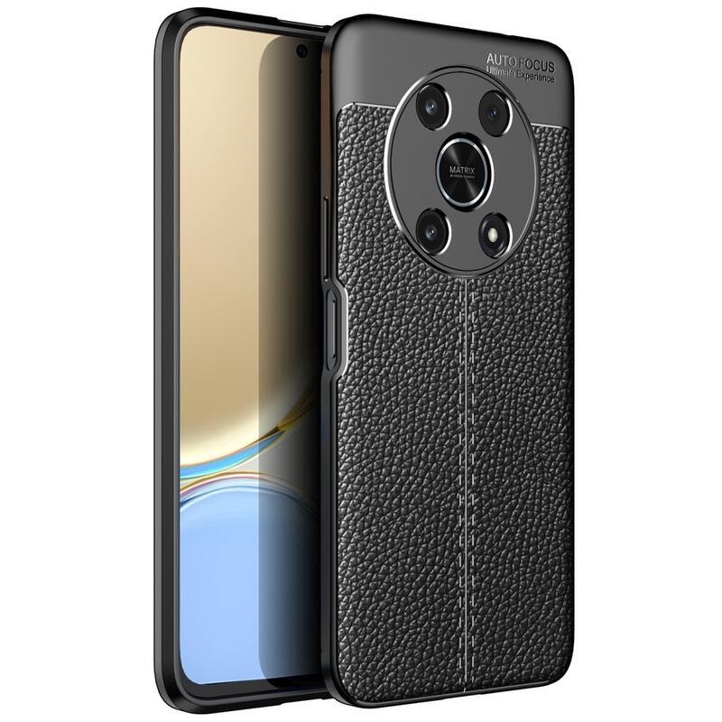 Litchi tartós gél tok a Honor Magic 4 Lite 5G készülékhez - fekete