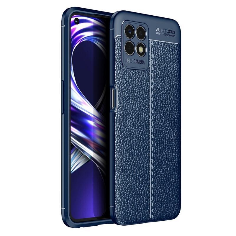 Litchi tartós gél tok a Realme 8i készülékhez - kék