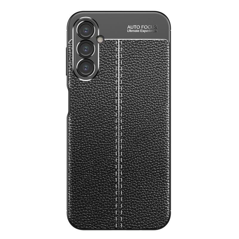 Litchi tartós zselés tok Samsung Galaxy A14 4G/5G - fekete