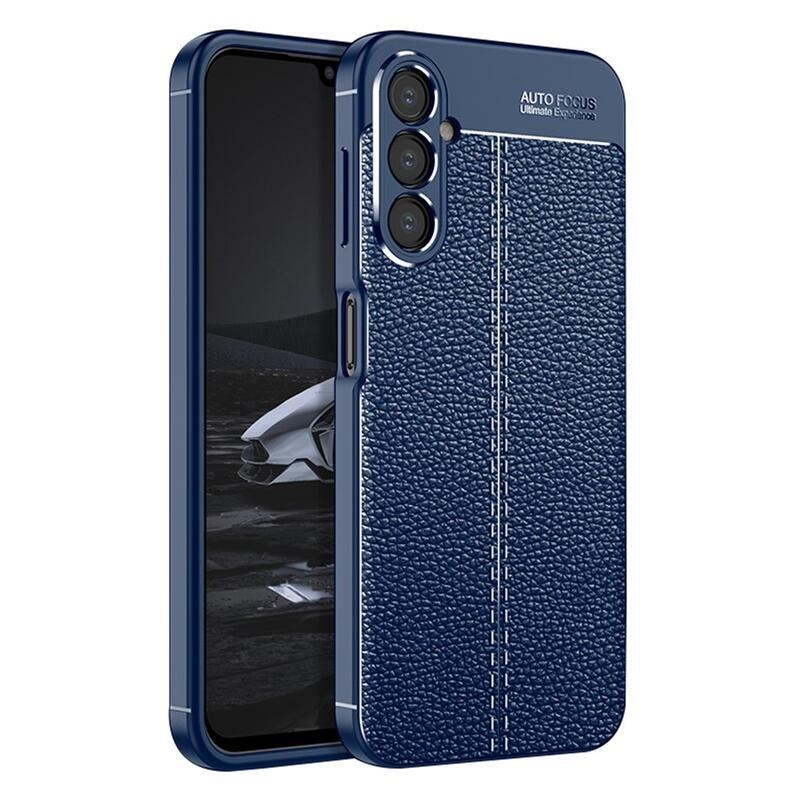 Litchi tartós zselés tok Samsung Galaxy A14 4G/5G - kék