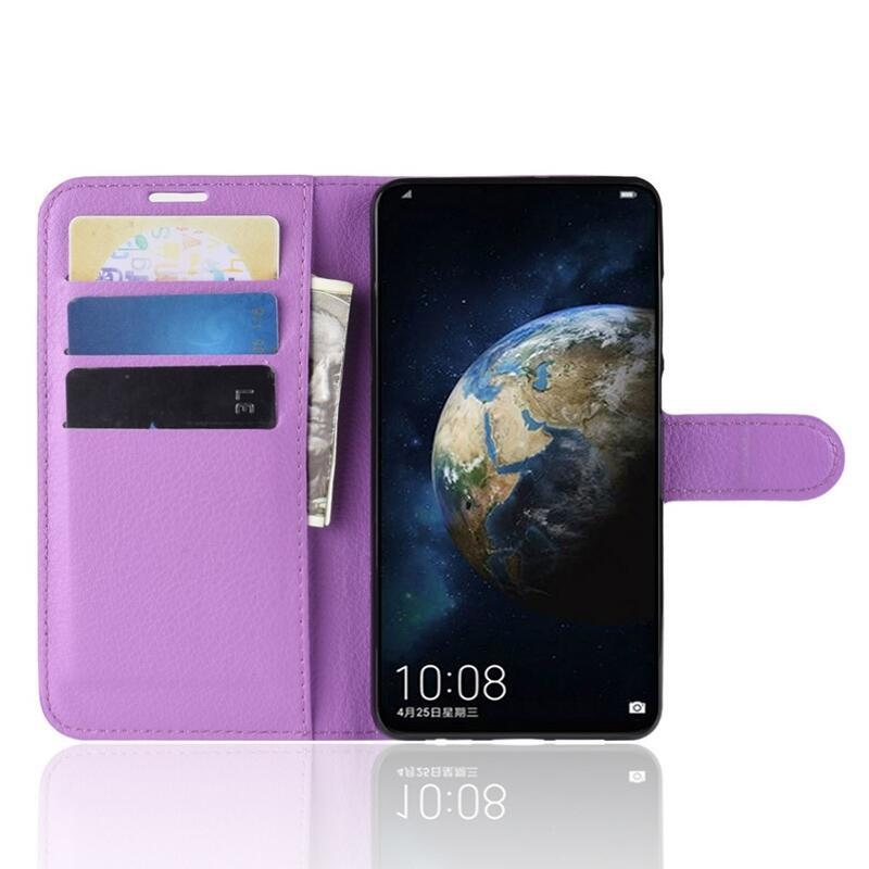 Litchi pénztárca tok Huawei P30-hoz - lila