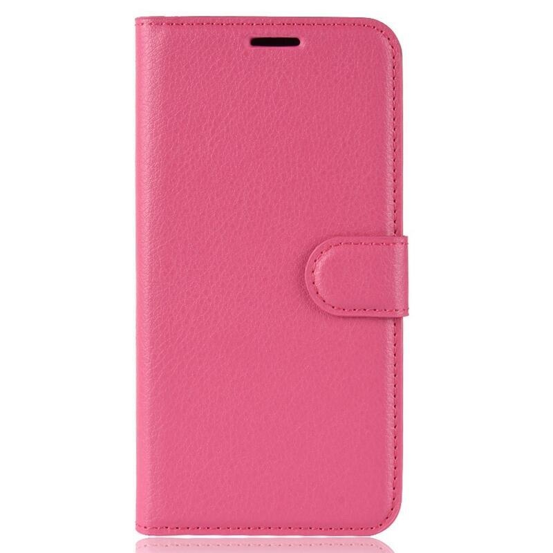 Litchi pénztárca tok a Huawei P30 Pro-hoz - rózsaszínű