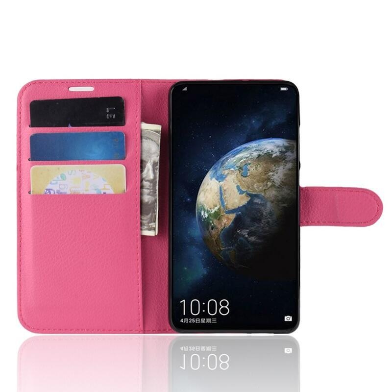 Litchi pénztárca tok Huawei P30-hoz - rózsaszínű