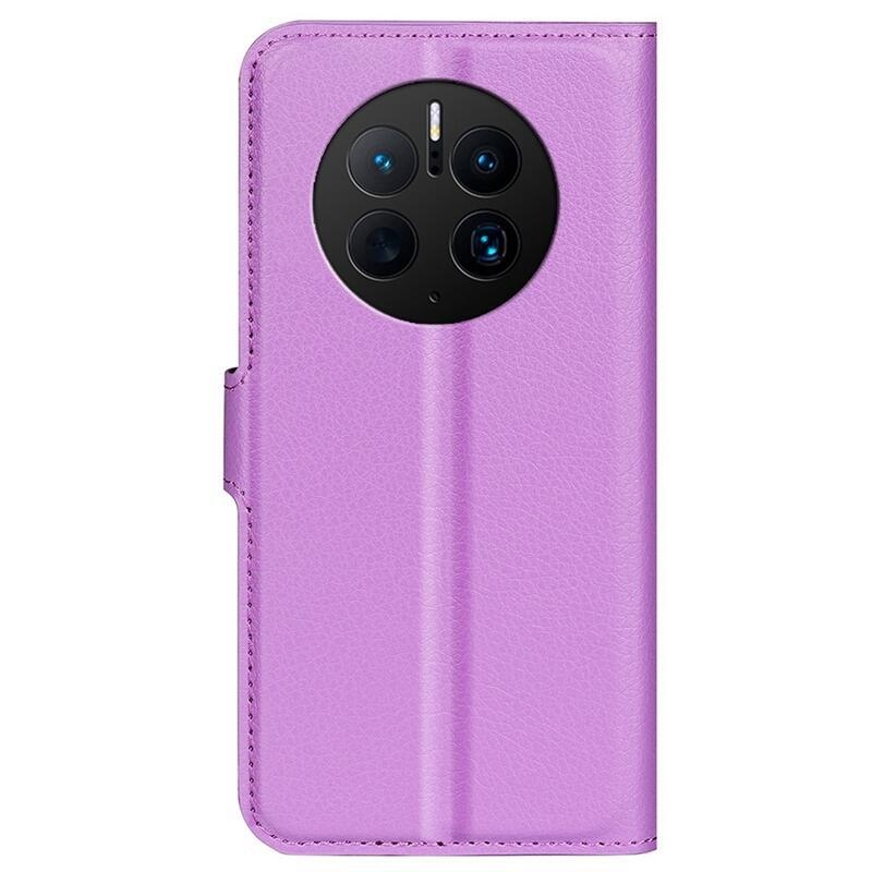 Litchi pénztárca tok Huawei Mate 50 Pro-hoz - lila