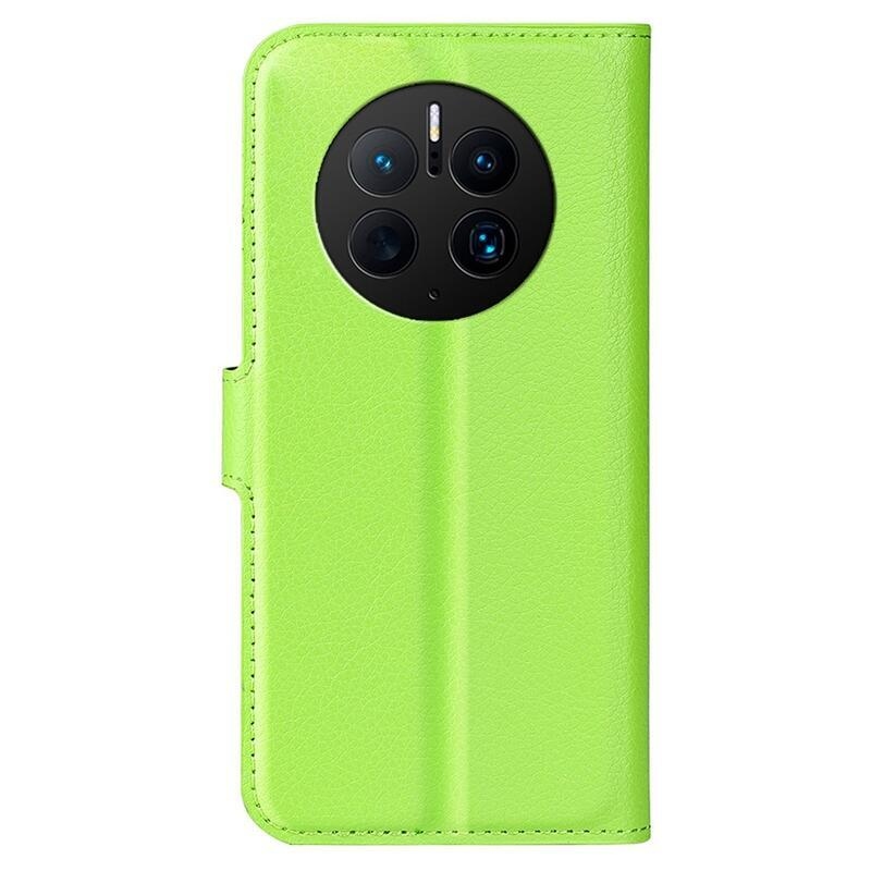 Litchi pénztárca tok Huawei Mate 50 Pro-hoz - zöld